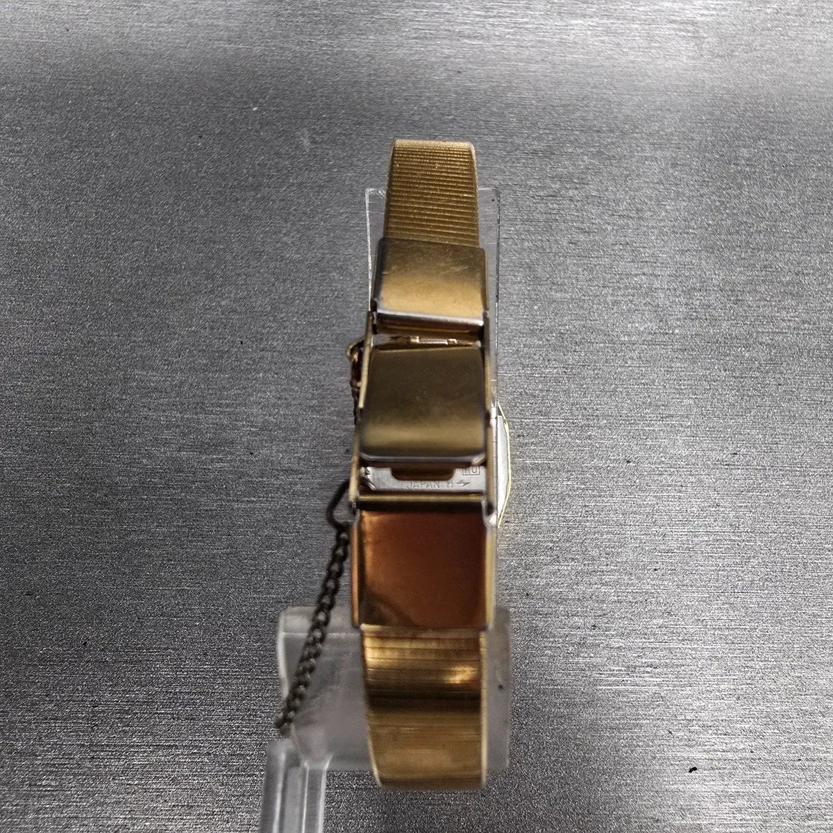Seiko Watch Women 18mm Gold Dial Gold Tone Octagon 2C20-5840 New Battery Vintage7