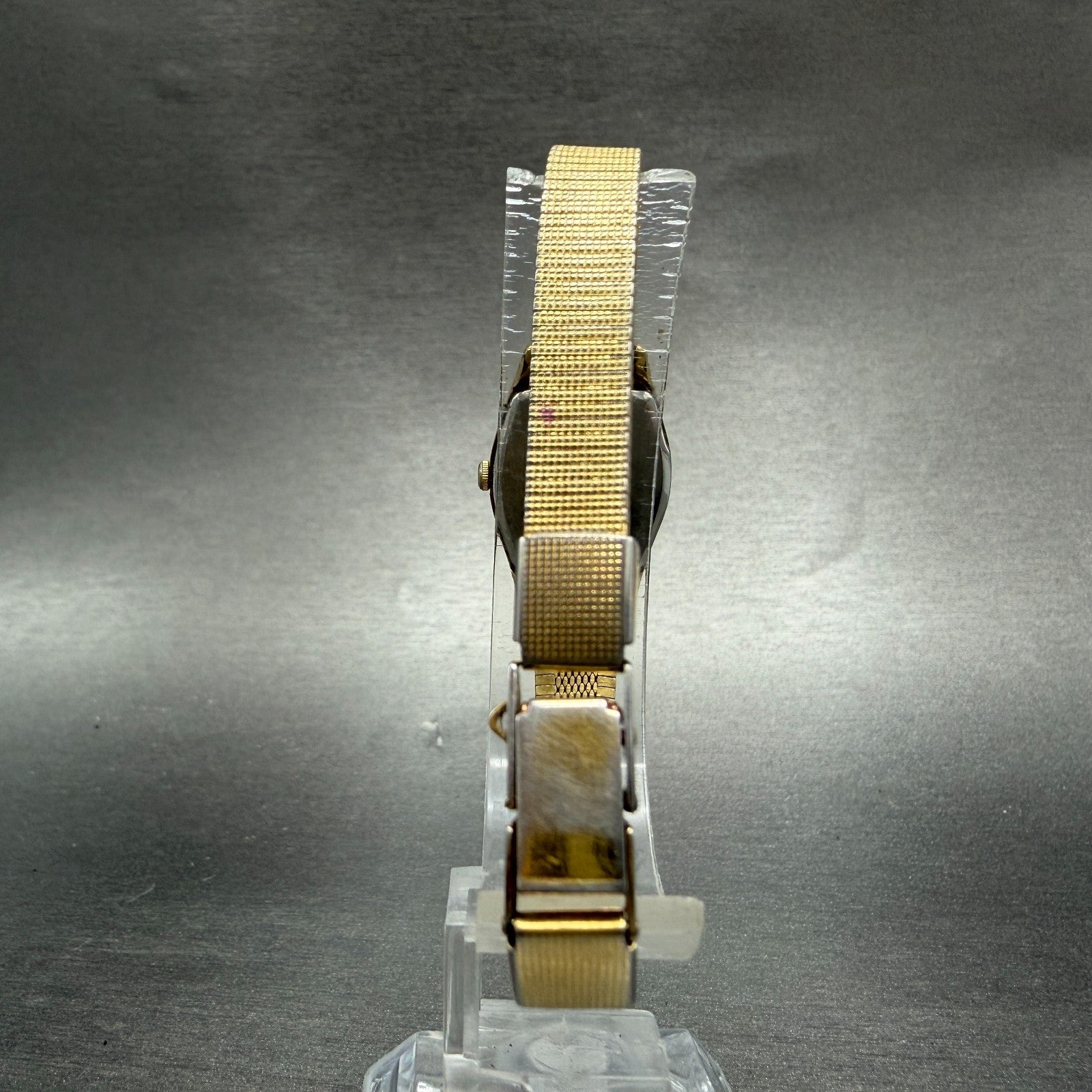 Seiko Watch Women 18mm Champagne Dial Gold Tone Hexagon 2c20-6440 New Battery7