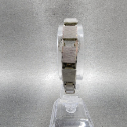 Seiko Chorus Watch Women 25mm Silver Dial Silver Tone Date Manual Wind Runs VTG7