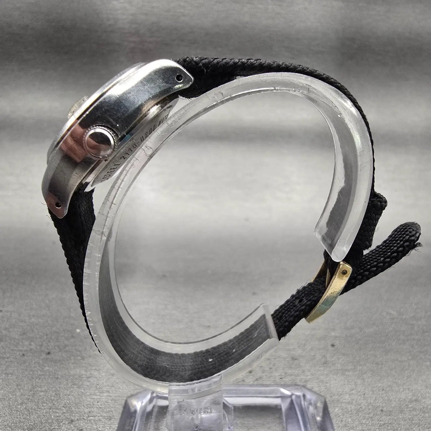 Seiko Chorus Watch Women 25mm Silver Dial Silver Tone Date 2118-0200 Manual Wind6