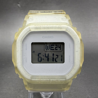 Casio Baby-G BGD-501 Watch Women 40mm Digital White Clear Alarm Chrono New Batt0