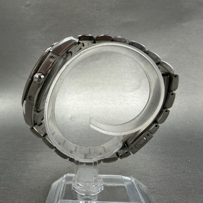 Citizen Eco-Drive Exceed Watch Men 37mm Black Dial Titanium Atomic Date READ!!!!7