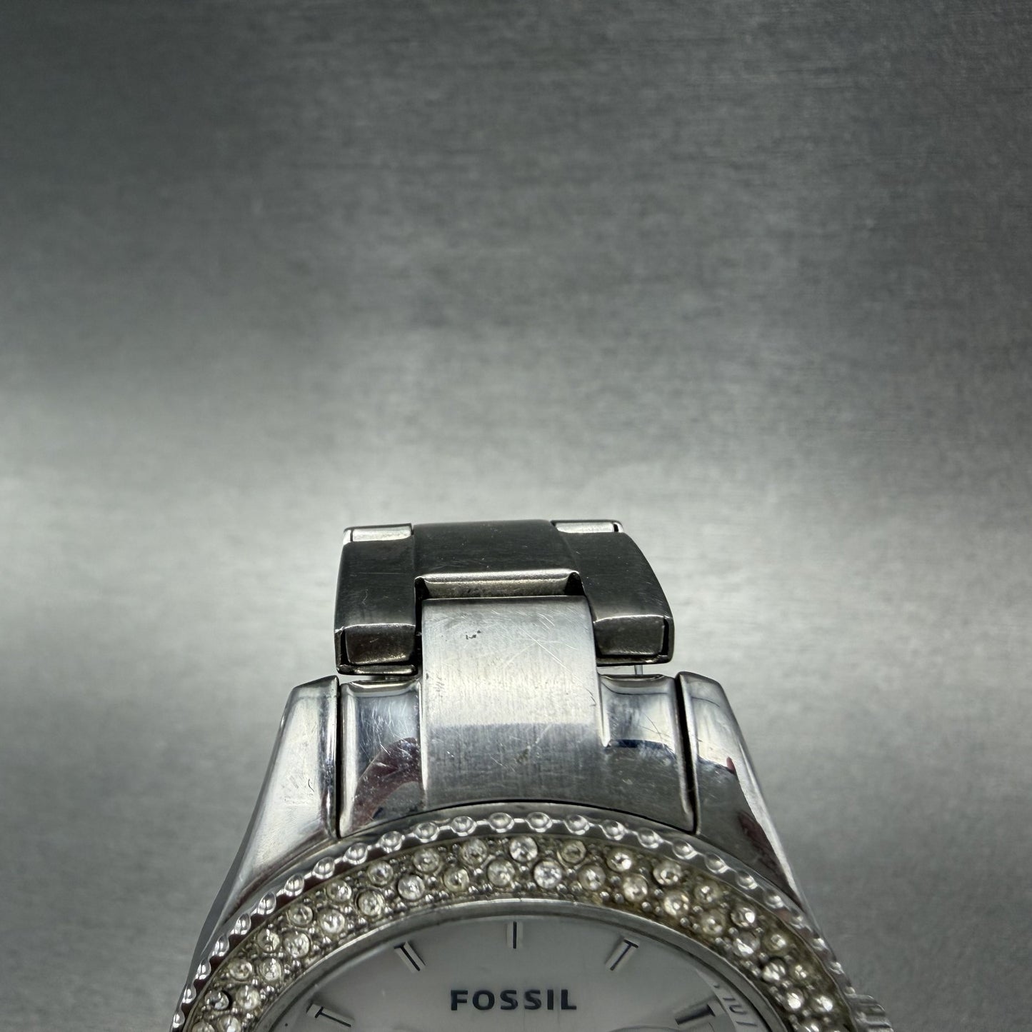 Fossil Stella Watch Women 38mm MOP Dial Steel Daydate ES2860 Round New battery4