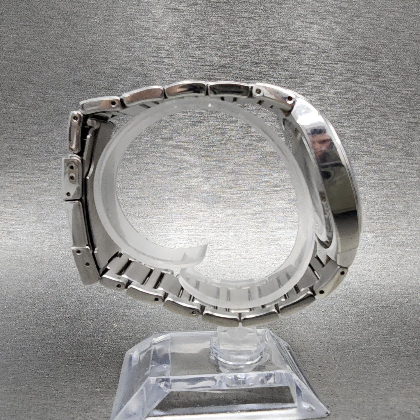 Fossil Arkitekt Watch Men 37mm Blue Dial Stainless Steel Round FS3035 New Batt8