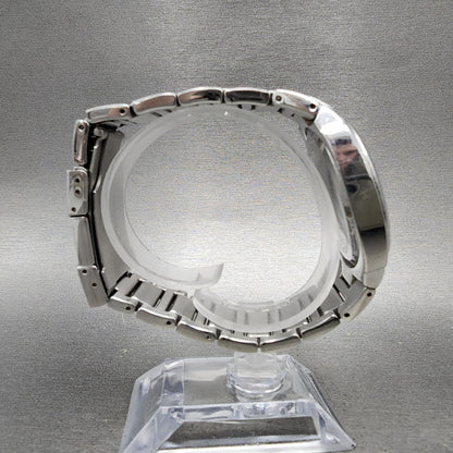 Fossil Arkitekt Watch Men 37mm Blue Dial Stainless Steel Round FS3035 New Batt8