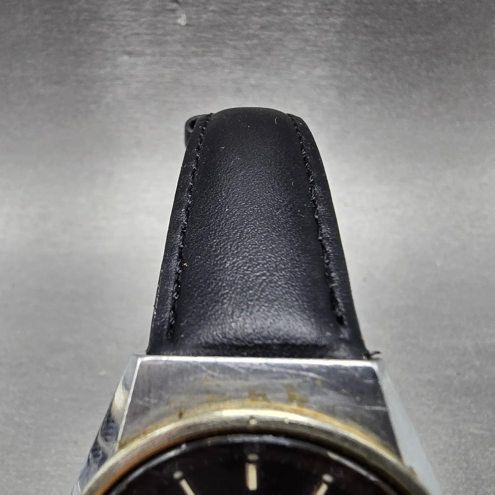 Seiko SQ Watch Men 34mm Black Dial Two Tone Daydate READ!!!!! 8223-8009 New Batt4