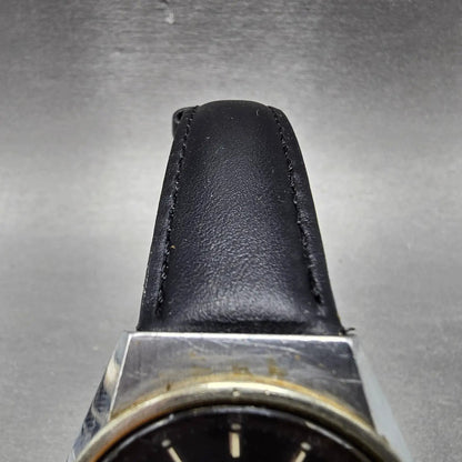 Seiko SQ Watch Men 34mm Black Dial Two Tone Daydate READ!!!!! 8223-8009 New Batt4