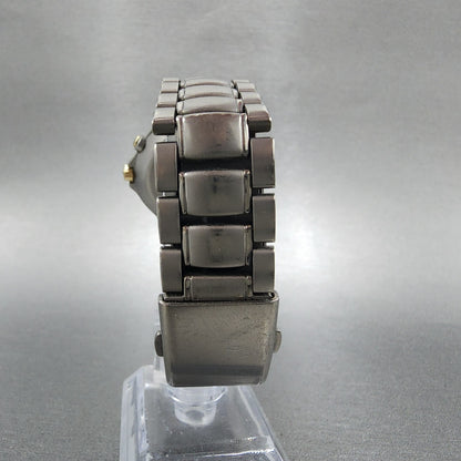 Seiko Spirit AGS Watch Men 37mm Luminous Dial Titanium Date 5m22-7B80 PARTS