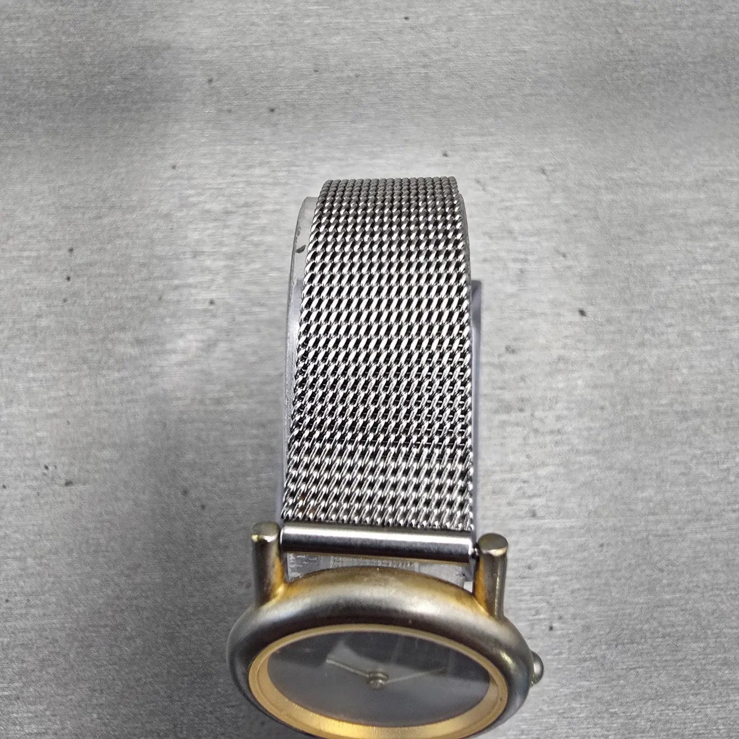 Skagen Denmark Watch Women 25mm Silver Dial Two Tone Round Mesh Band New Battery4