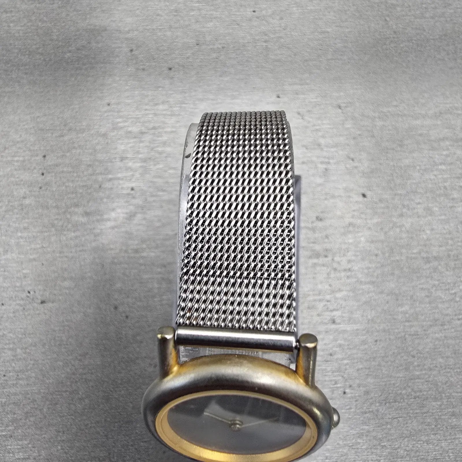 Skagen Denmark Watch Women 25mm Silver Dial Two Tone Round Mesh Band New Battery4