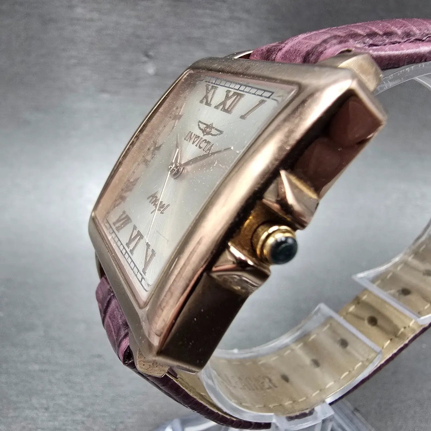 Invicta Angel Watch Women 33mm Silver Dial Rose Gold Tone 16052 New Battery2