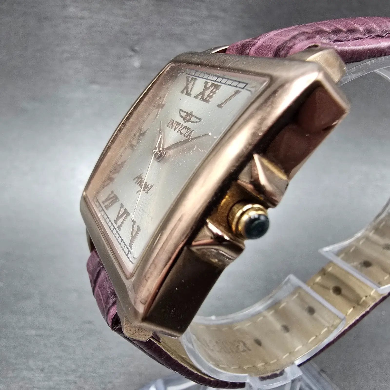 Invicta Angel Watch Women 33mm Silver Dial Rose Gold Tone 16052 New Battery2