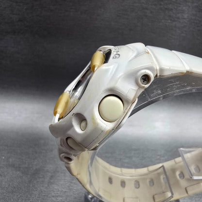 Casio Baby-G BG169R Watch Women 43mm Silver Dial White Chrono Alarm New BatteryJ2