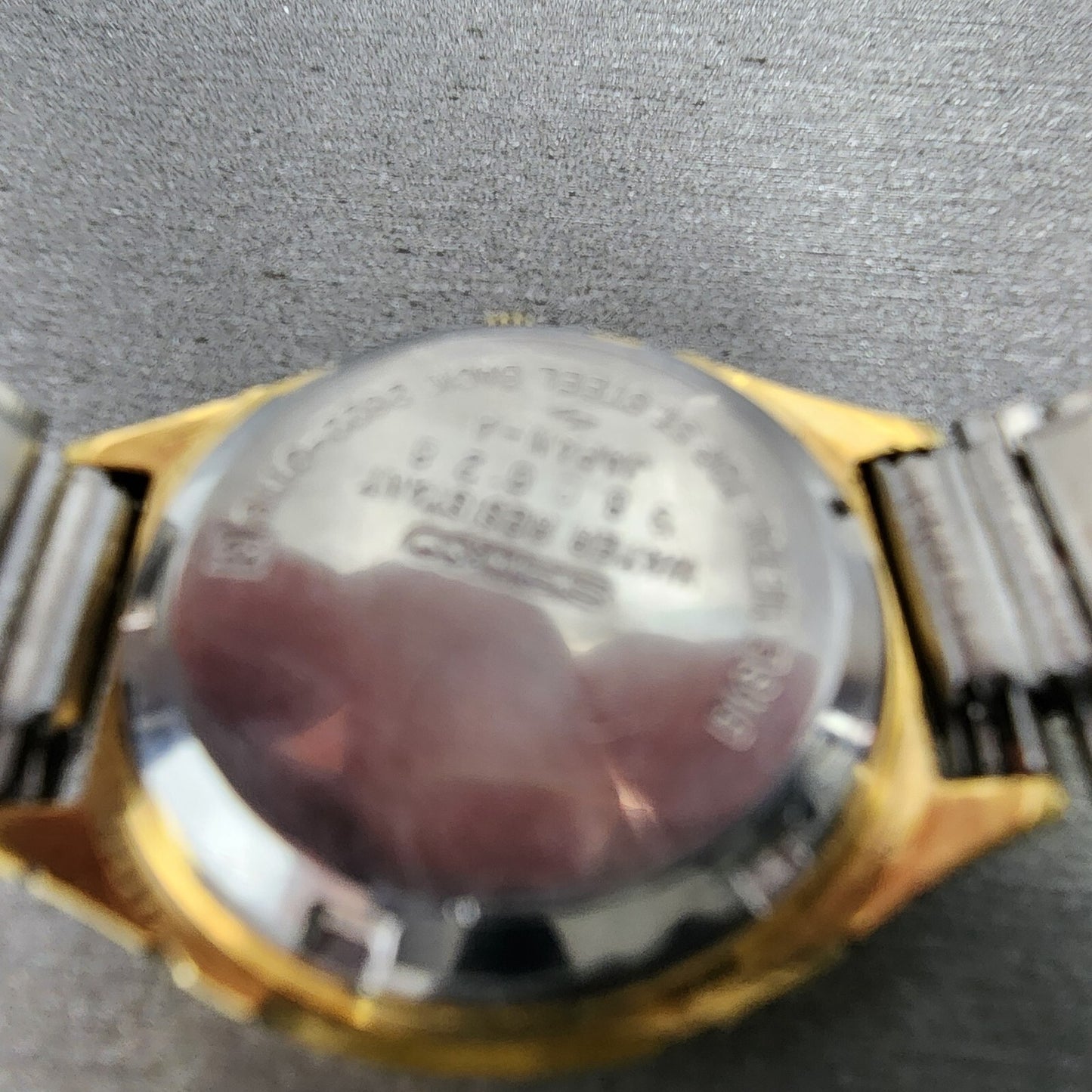 Seiko SQ Watch Women 25mm Champagne Dial Gold Tone Date Round 2622-0119 New Bat