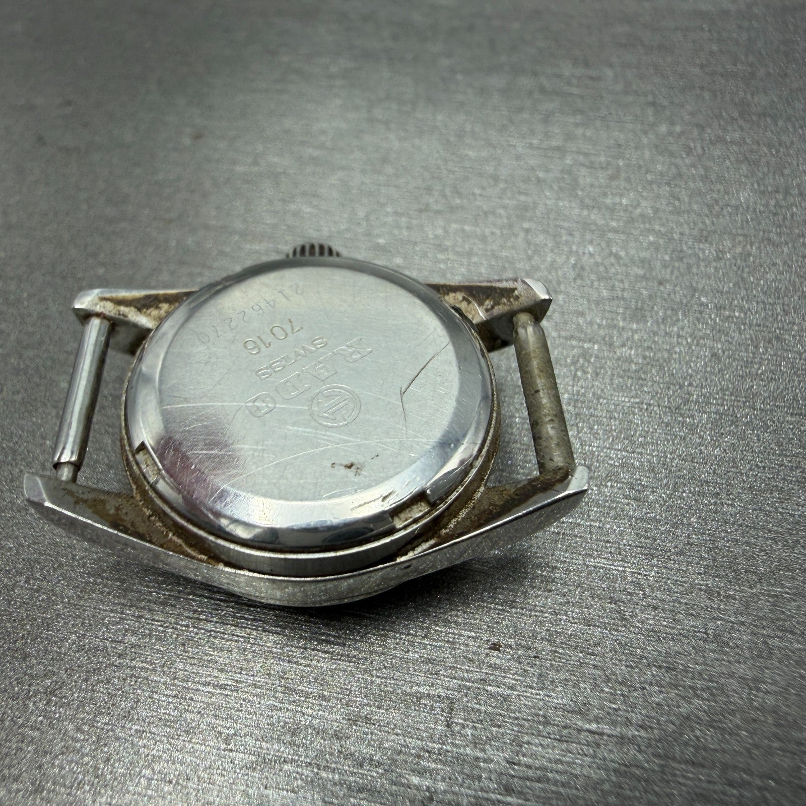 Rado Emile Watch Women 21mm Silver Dial Silver Tone Date Round 7016 Auto PARTS12