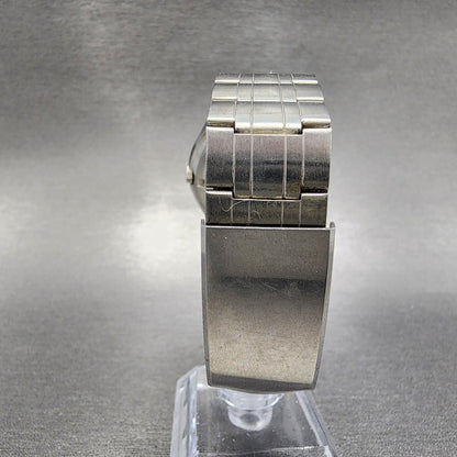 Seiko Lord Matic Special Watch Men 37mm Silver Dial Steel Daydate 5206-6061 Runs