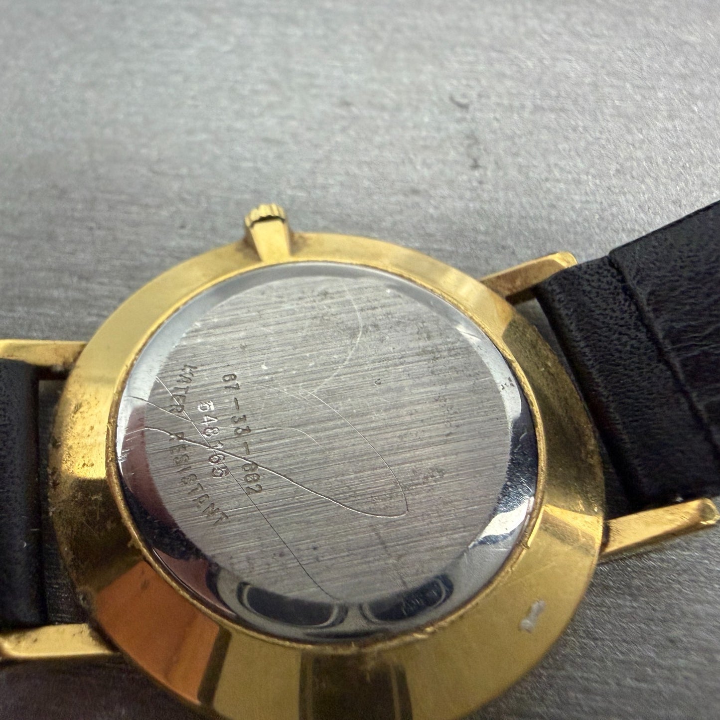 Movado Museum Watch Men 31mm Blue Dial Gold Tone Round 87-33-882 New Battery9