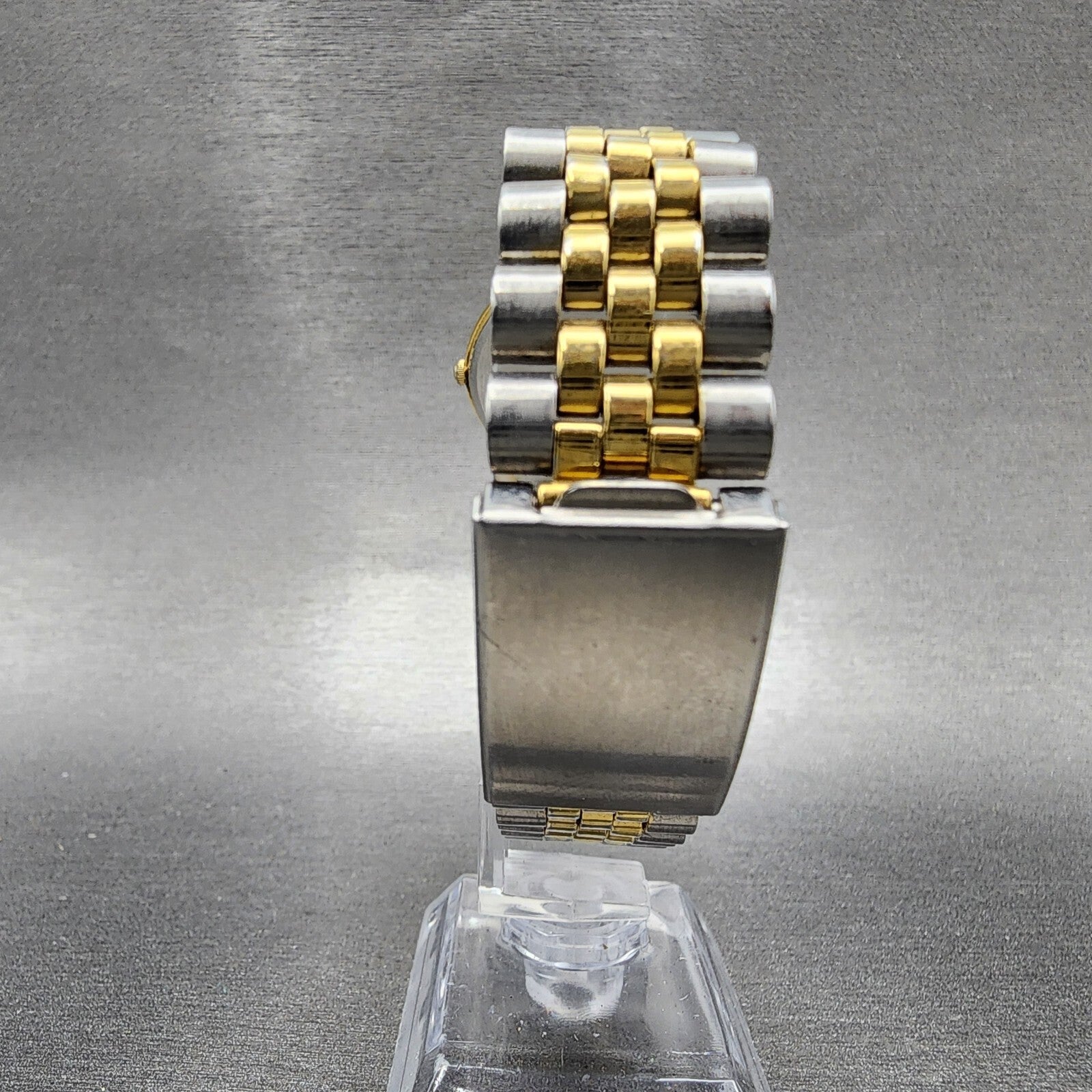 Seiko Watch Men 31mm Gray Dial Gold Tone Round 5Y307000 PARTS Vintage7