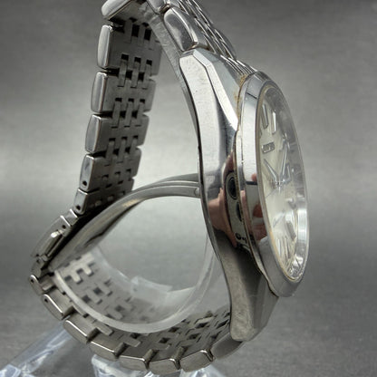 Citizen Chronomaster Watch Men 36mm Silver  Dial Steel Date Round A660-T0065913
