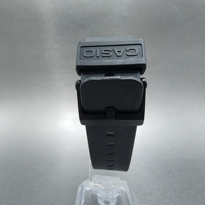 Casio Watch Men 34mm White Dial Black Tone Round MQ24 New Battery