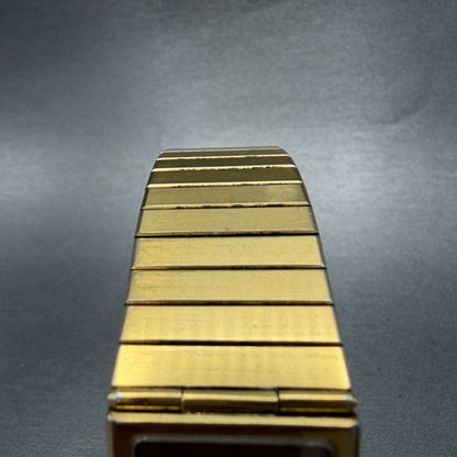 Seiko Lassale Tank Watch Men 24mm Champagne Dial Gold Tone 6730-5489 New Battery4