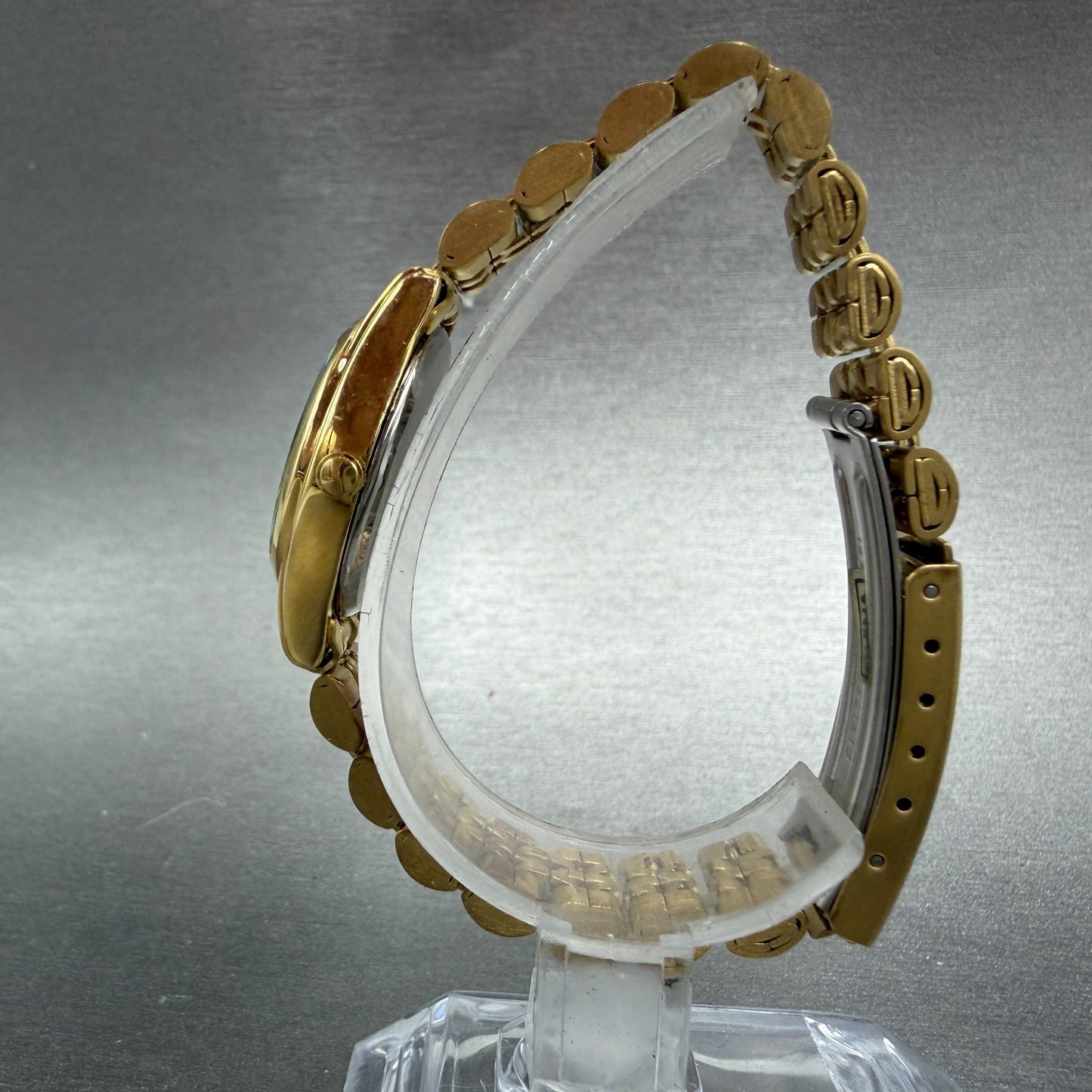 Citizen Watch Women 23mm Champagne Dial Gold Tone Daydate 6000-S38231 New BattAB6