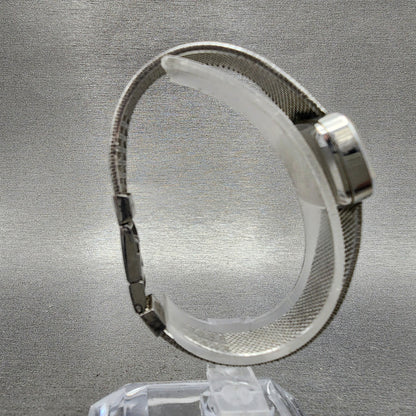 Rado Silky Watch Women 22mm Silver Dial Stainless Steel Rectangle Manual Wind8