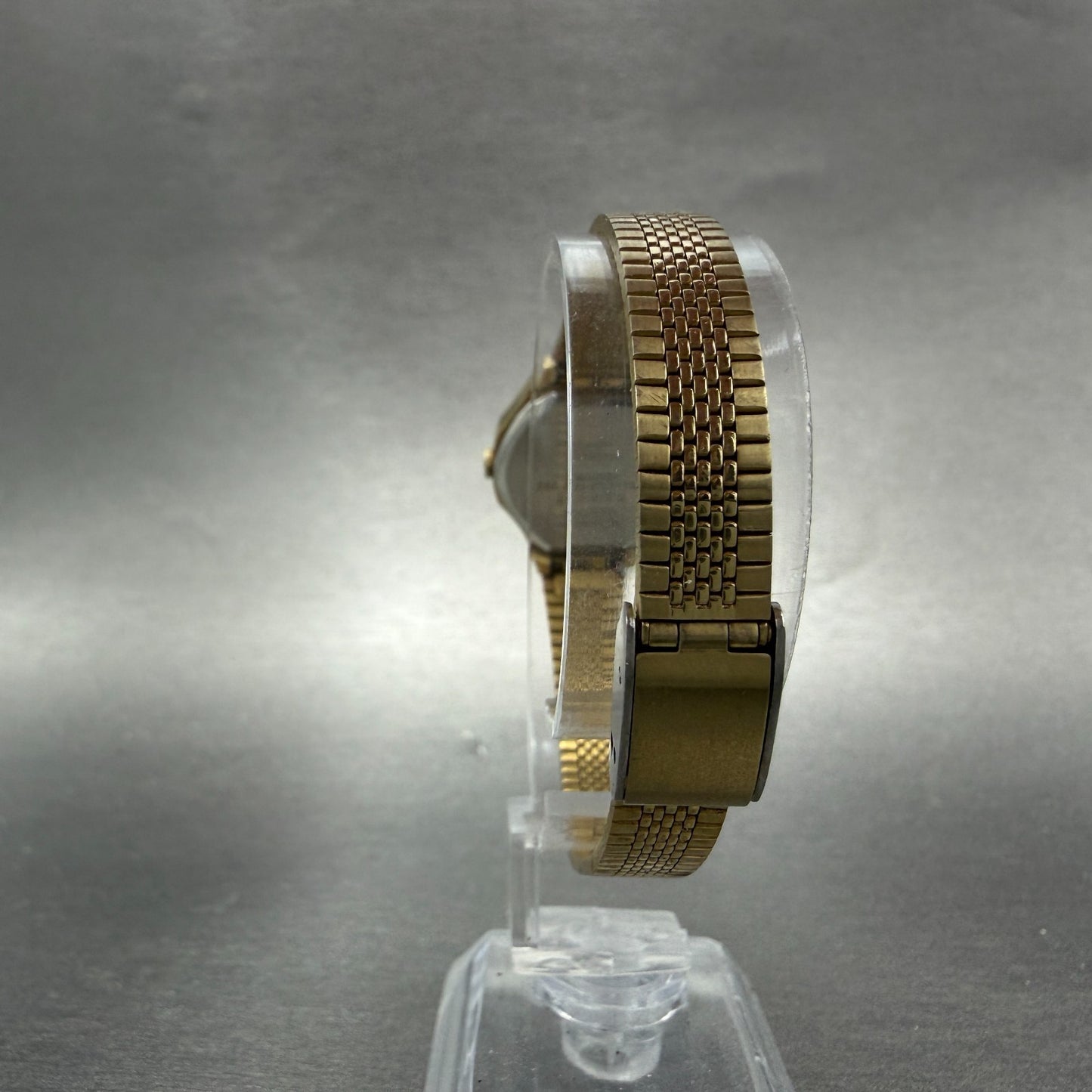 Seiko Watch Women 23mm Champagne Dial Gold Tone Round 2621-5090 New Battery7