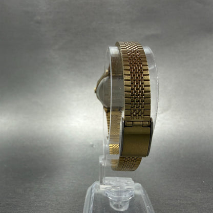Seiko Watch Women 23mm Champagne Dial Gold Tone Round 2621-5090 New Battery7