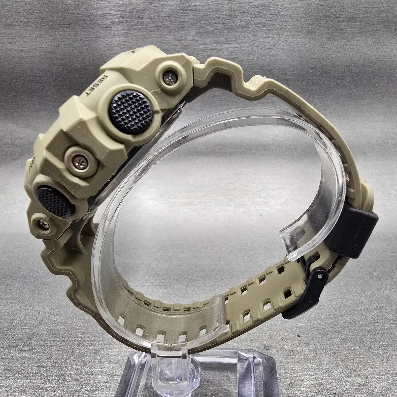 Casio G-Shock GA-700UC Watch Men 53mm Black Beige Chronograph Alarm New Battery6
