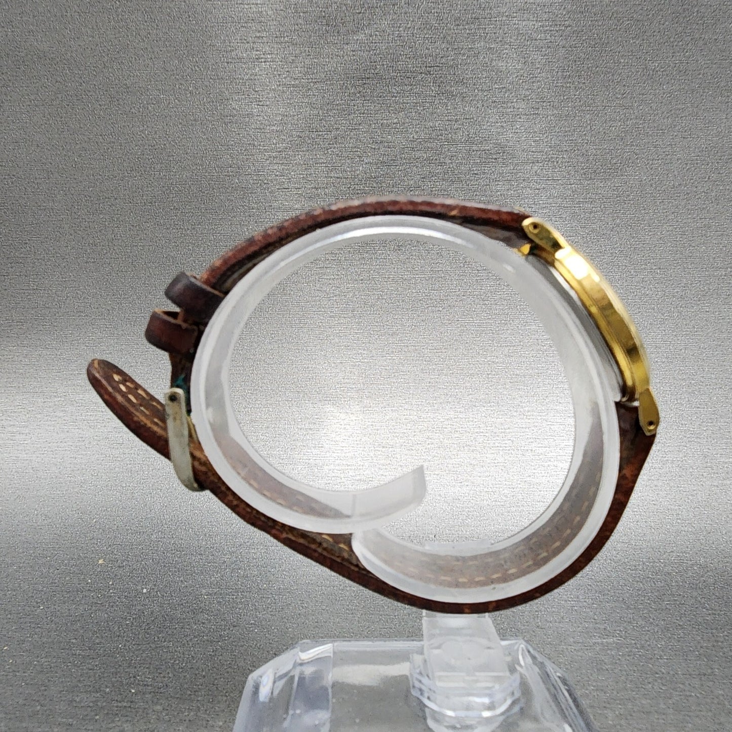 Seiko Watch Women 26mm Gold Floral Dial Gold Tone Round 1N000D59 New Battery8