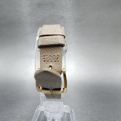 VTG Movado Muesum Watch Women 25mm brown Dial Gold Plated Manual Wind Runs