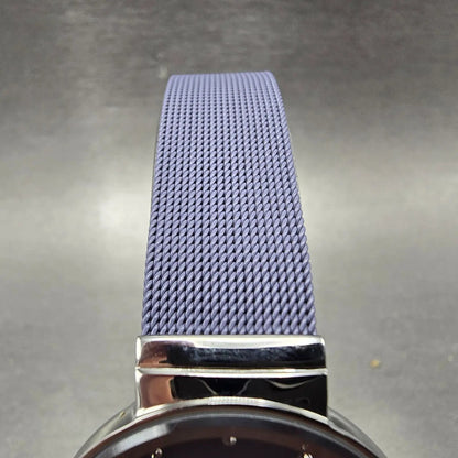 Bering Classic Watch Women 31mm Purple Dial Silver Purple Mesh Band Round Works7