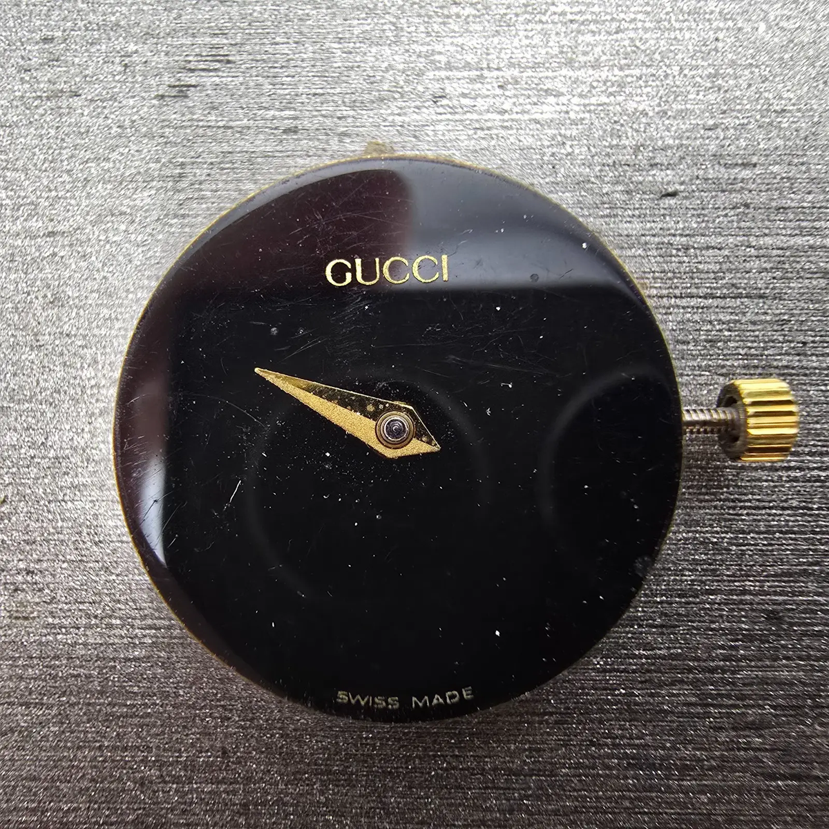 ETA 980.003 Quartz Movement 2 Hand 7 Jewels No Date Gucci Dial and Hand VTG2