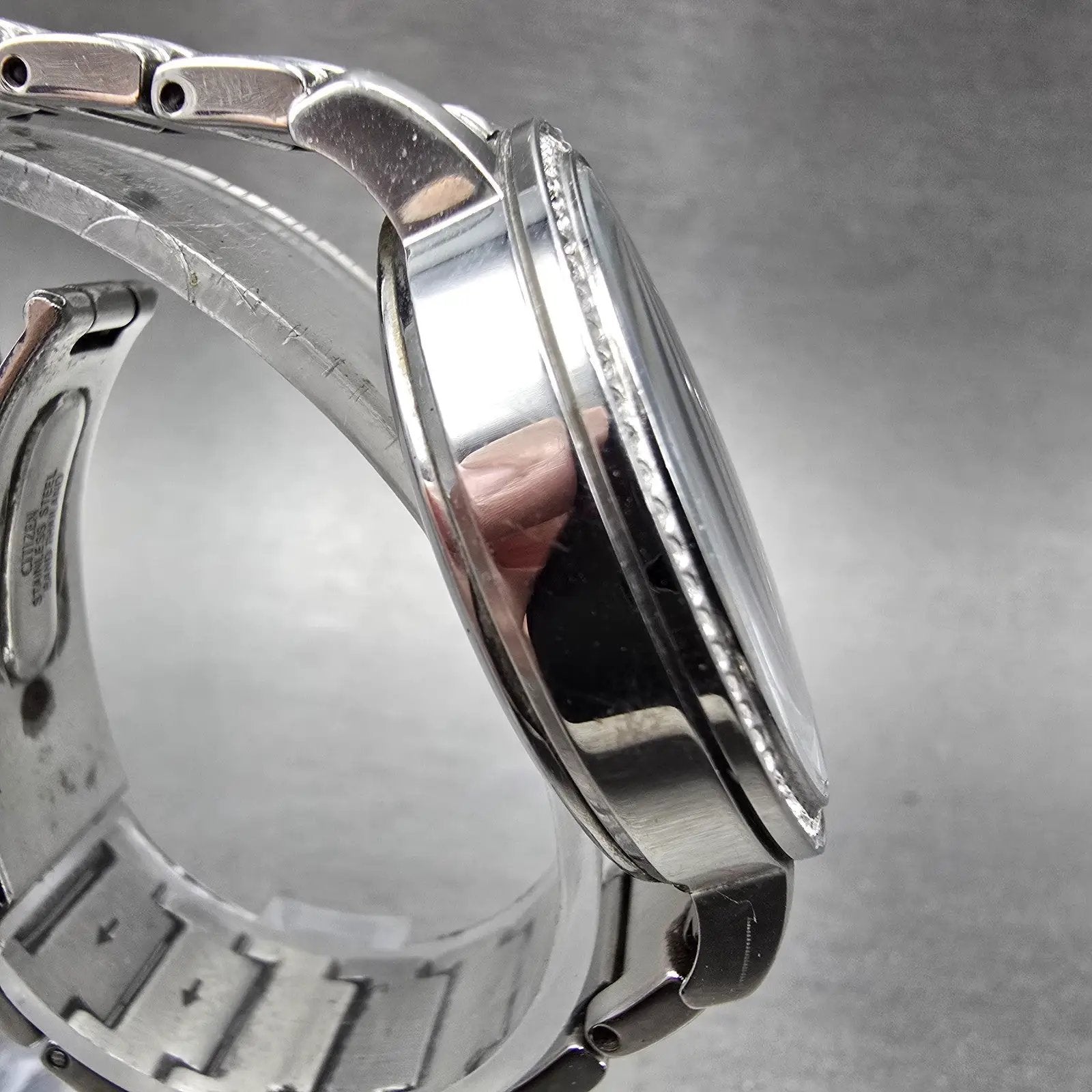 Citizen Eco-Drive Watch Women 36mm Black Dial Silver Tone J830-R010379 Runs3