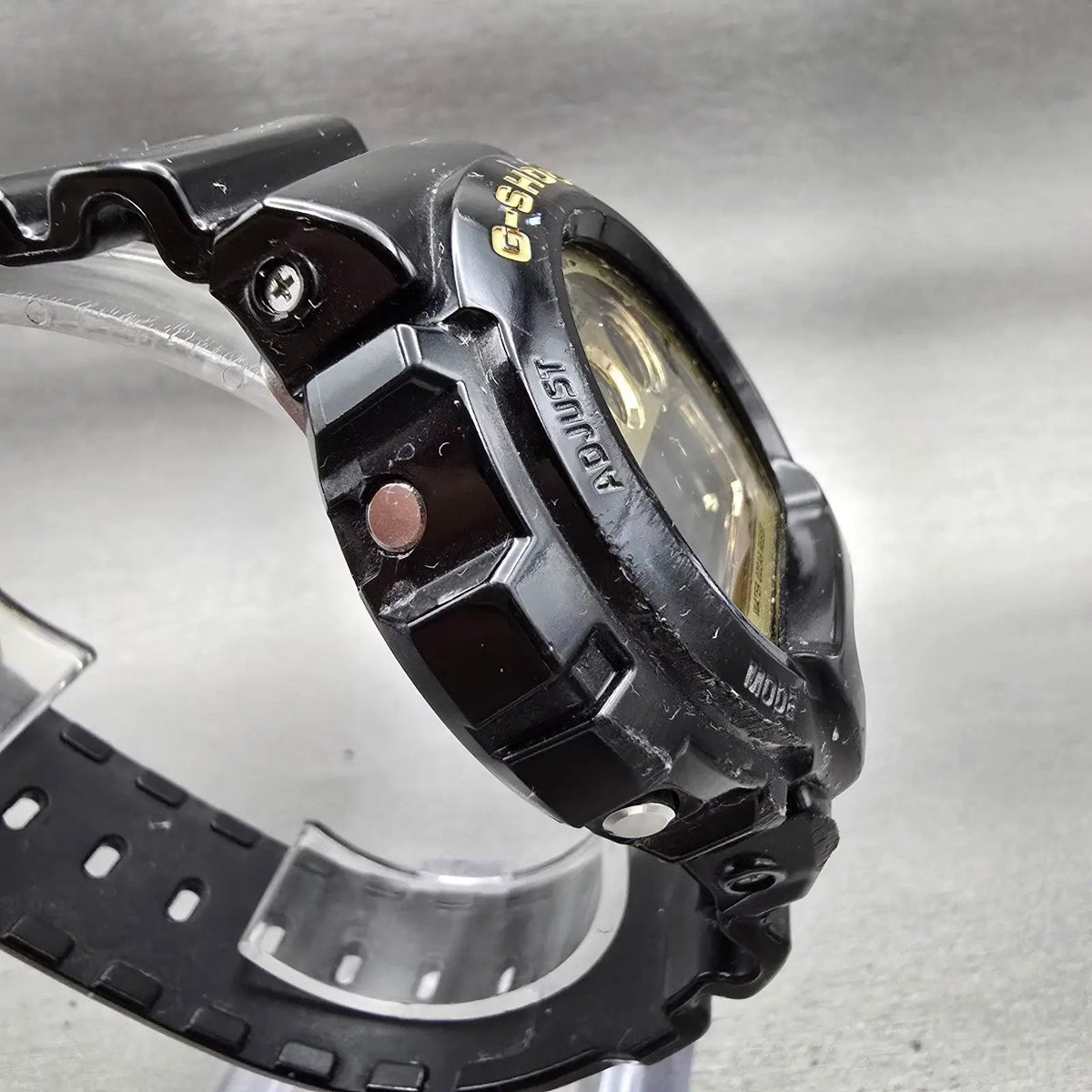 Casio G-Shock DW-6900CB Watch Men 51mm Gold Dial Black Chrono Alarm New Battery3
