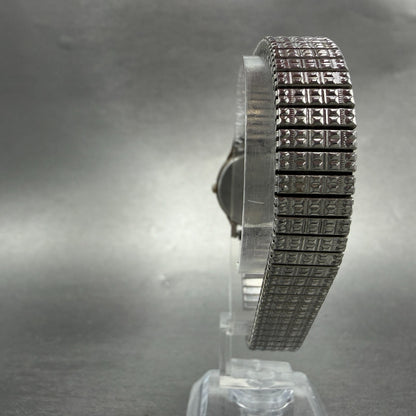 Seiko Watch Women 25mm Champagne Dial Silver Tone Round V701-1930 New Battery7