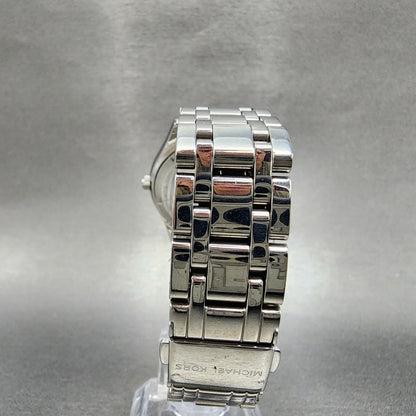 Michael Kors Kiley Watch Women 35mm Crystal Dial & Bezel Dadyate Silver Tone7