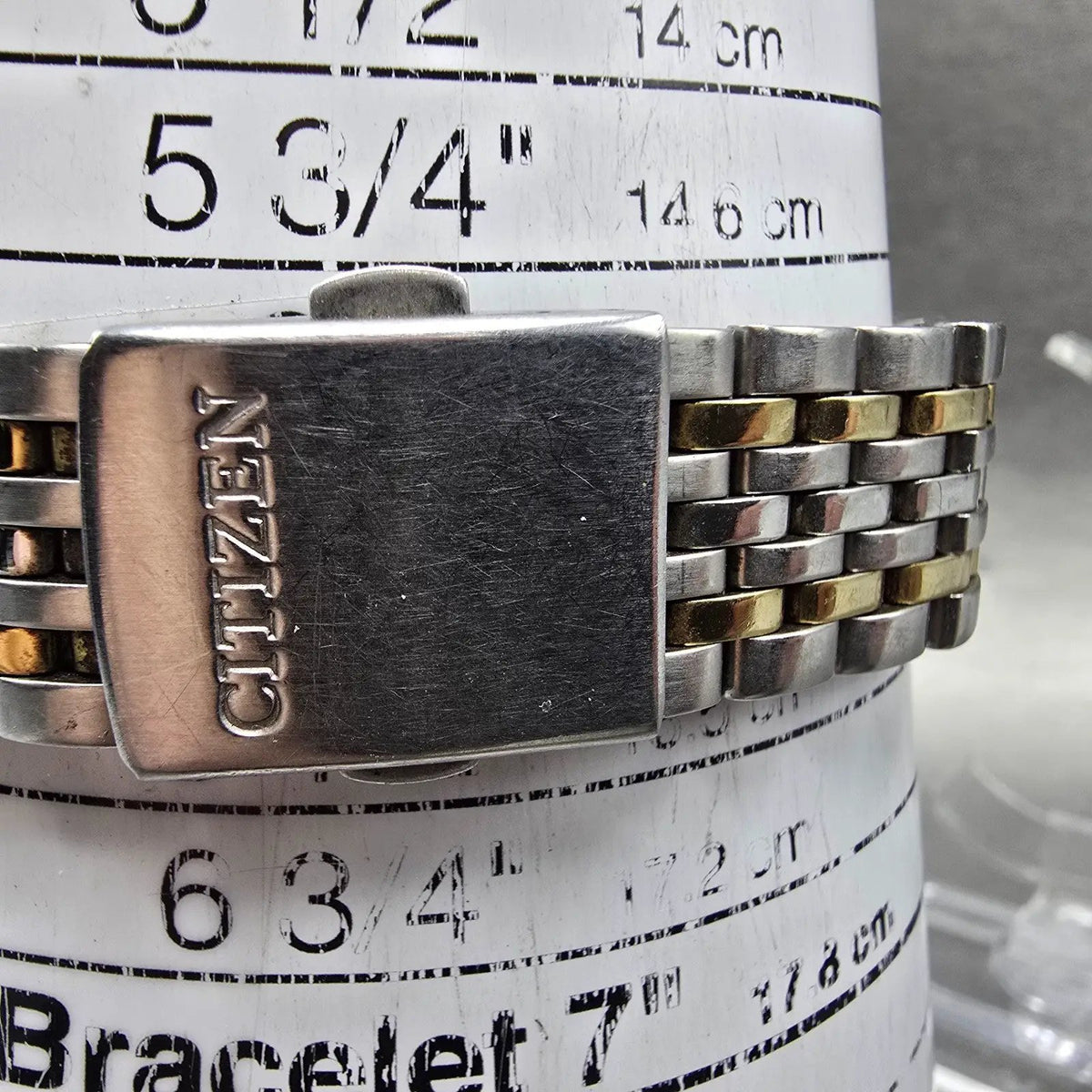 Citizen Forma Eco-Drive Watch Men 36mm Champagne Dial Two Tone Round Works JDM10