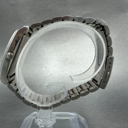 Seiko Alba Tank Watch Men 31mm White Dial Silver Tone 7N01-0FG0 New Battery6