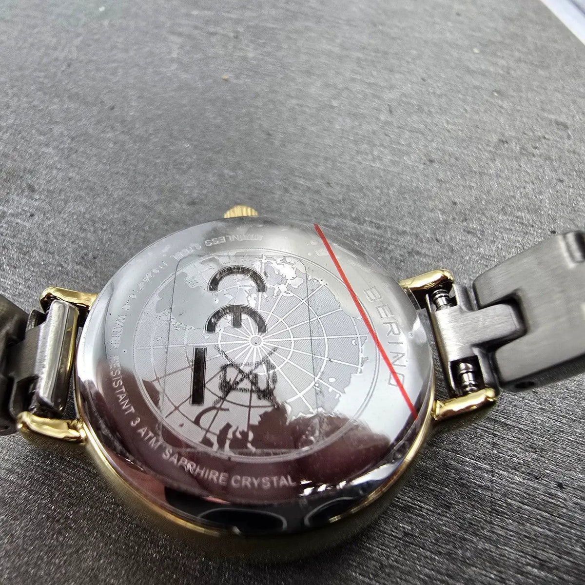 Bering Classic Watch Women 24mm Silver Dial Two Tone 11024-710 Round Works10