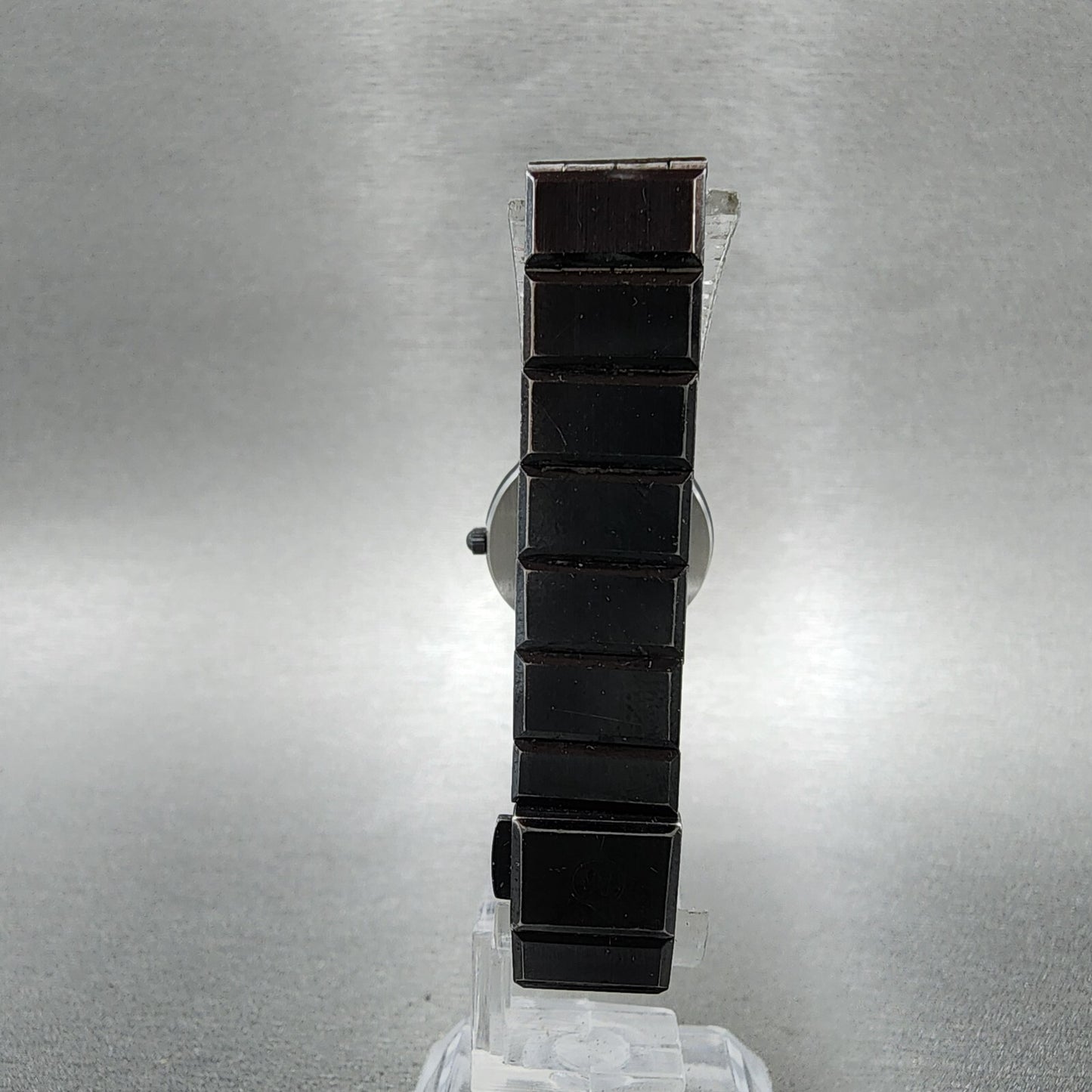 Movado Museum Watch Women 23mm Black Dial Black Tone Round 84 40 881 New BattA117