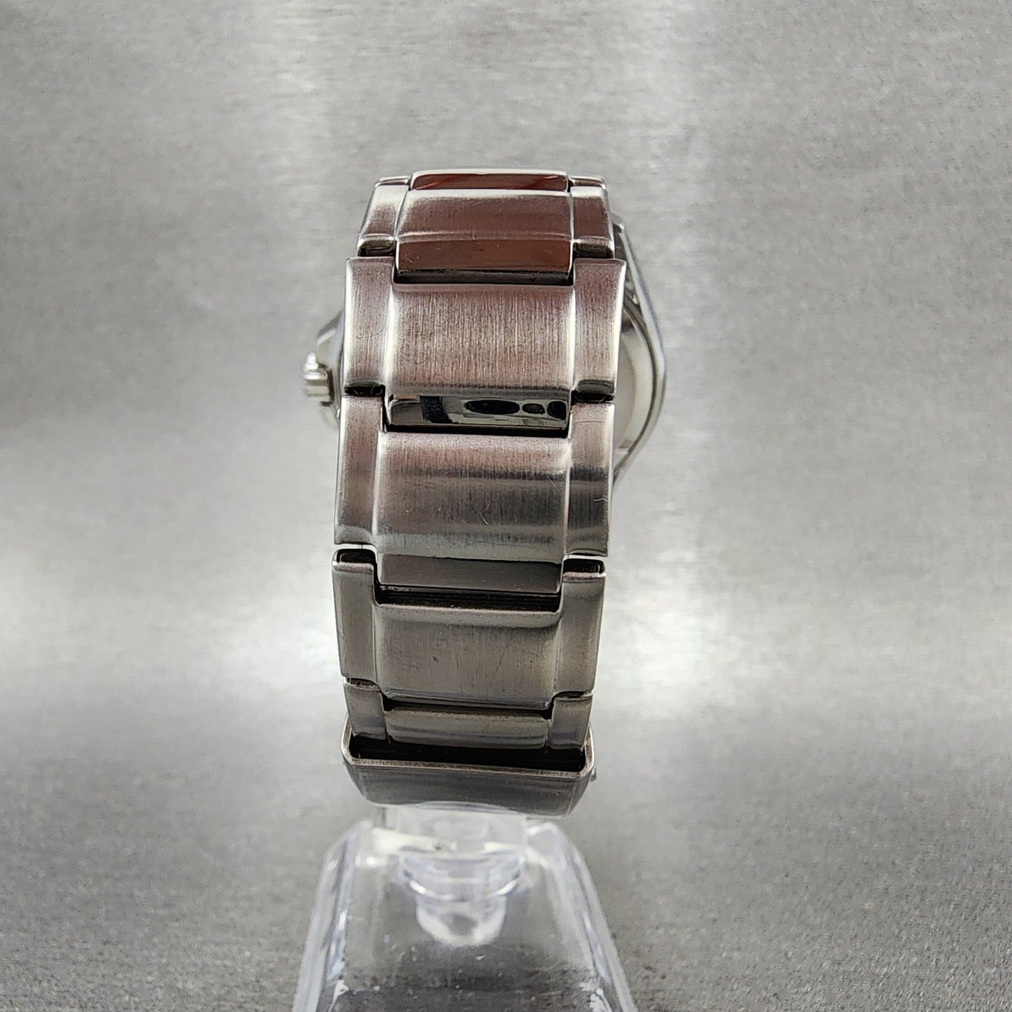 Citizen EcoDrive Watch Men 43mm Black Dial Silver Tone Date J810R006961 Runs9