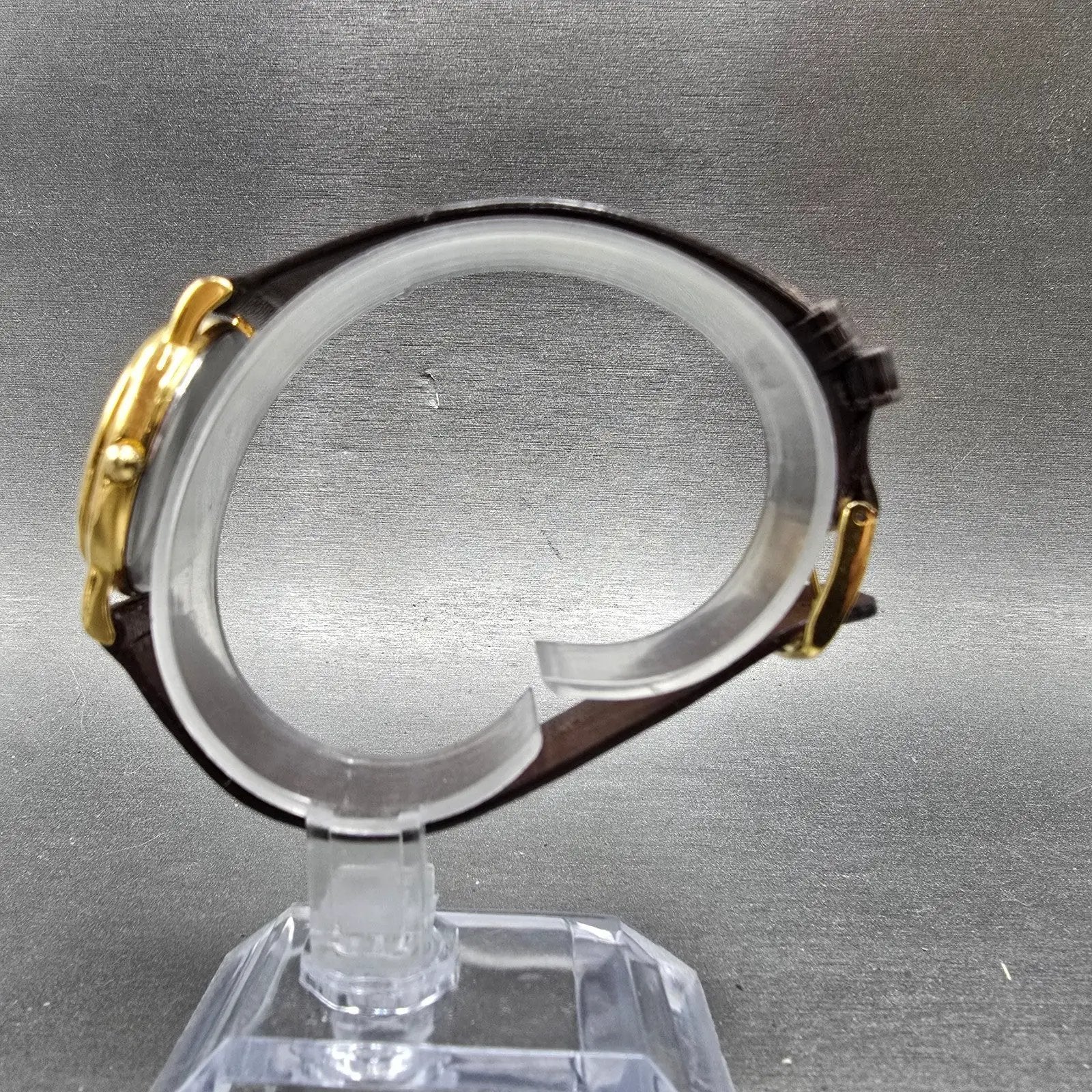Movado Watch Women 28mm Cream Dial Gold Tone Daydate 87.06.825 K New Battery6