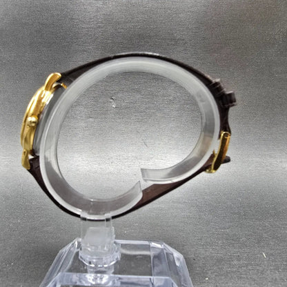 Movado Watch Women 28mm Cream Dial Gold Tone Daydate 87.06.825 K New Battery6