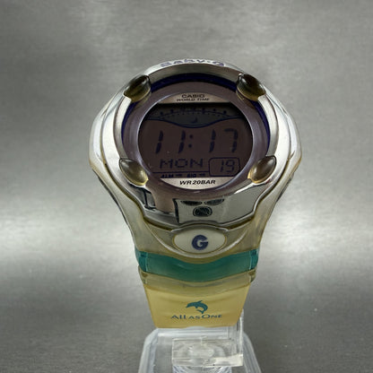 Casio BabyG Watch Women 42mm Digital Clear Case Alarm Chrono BGR260 New Batt5