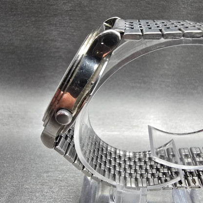 Seiko Alba Watch Men 34mm Silver Dial Silver Tone Round V721-6A90 New Battery2