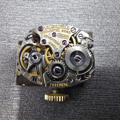 LeCoultre Caliber 490/BW 17 Jewel Watch Movement Vintage  Manual Wind Runs0