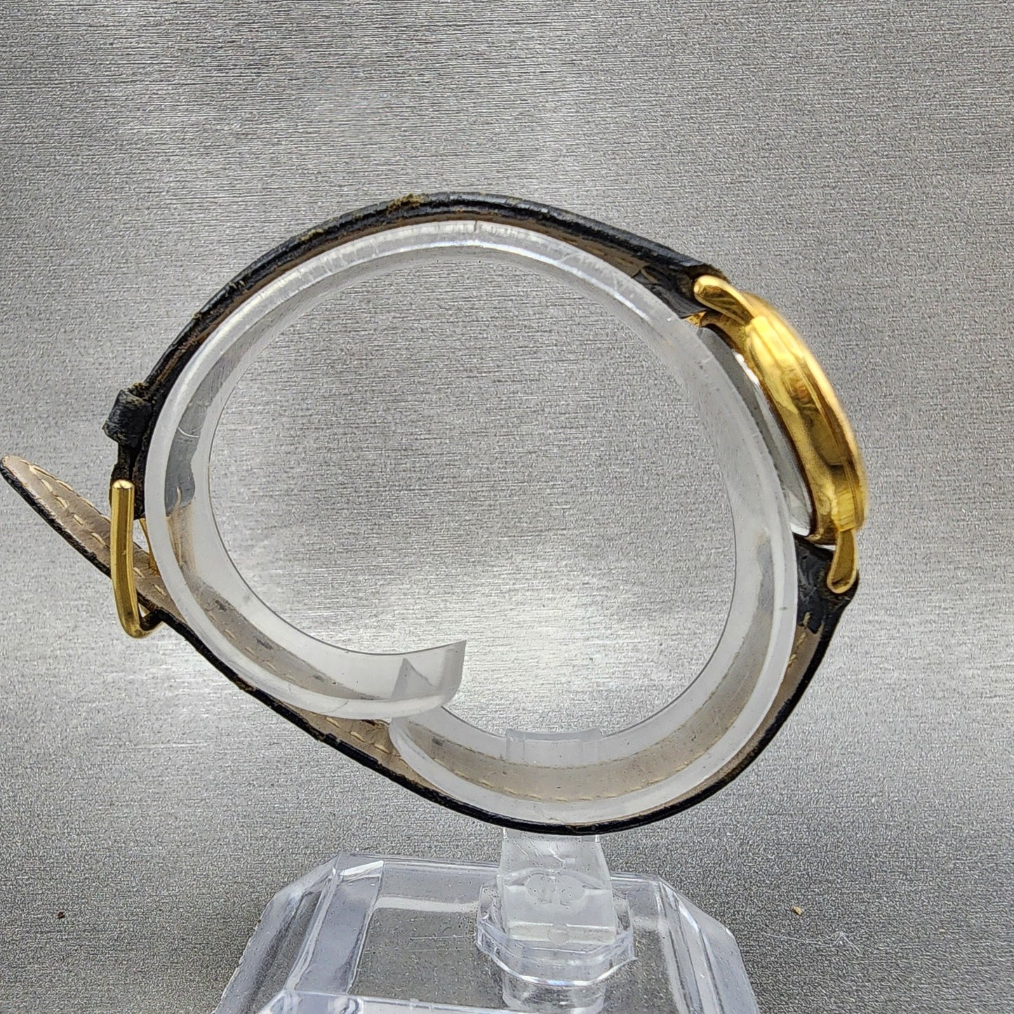 Tissot Watch Women 24mm White Dial Gold Tone Round T852K PARTS9