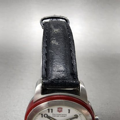 Victorinox Swiss Watch Women 28mm White Dial Steel Date Round 25547 PARTS4